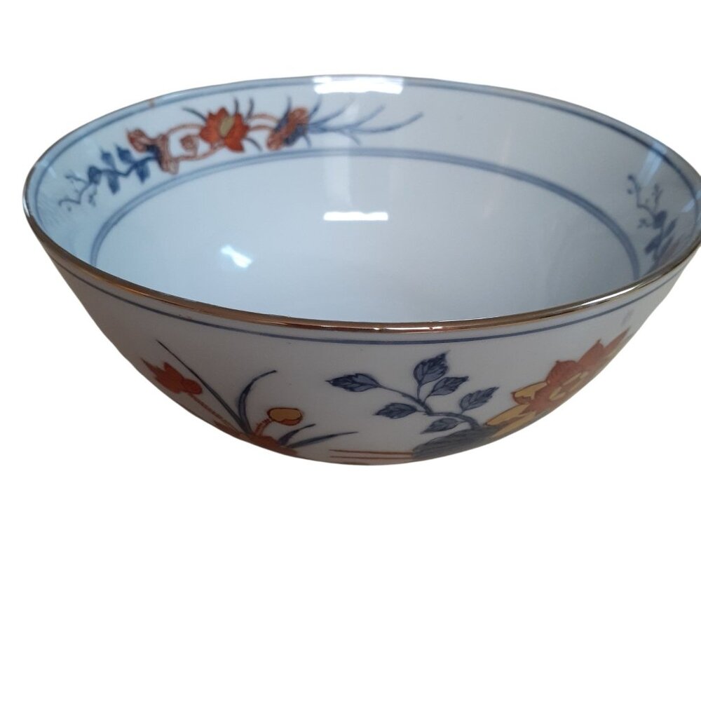 Ardalt Hand Painted Mid-Century Bowl Porcelain Floral Design No 3914 Hong Kong